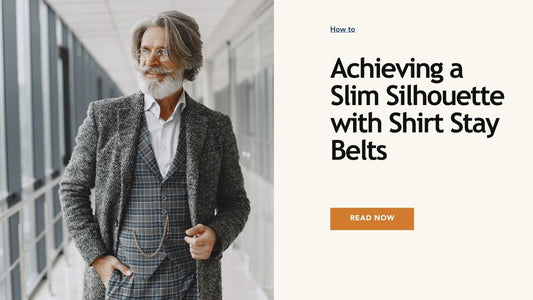 Achieve a slim silhouette effortlessly with shirt stays. Learn how this accessory helps maintain a sleek, tidy appearance throughout the day.