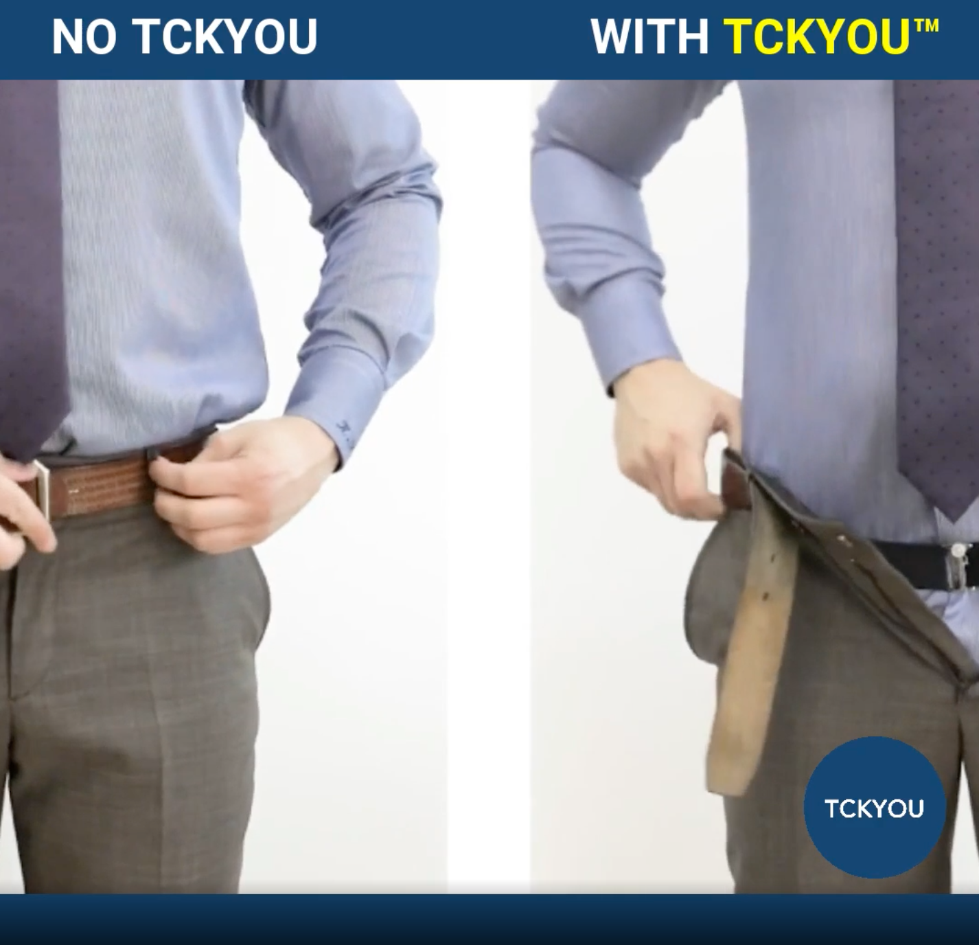 TCKYOU™ SHIRT STAYS BELT - TCKYOU.com | HOW IT WORKS VIDEO